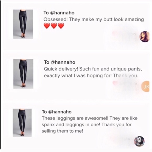 S-XL Avail! High Waisted Vegan Leather Leggings - Picture 6 of 7